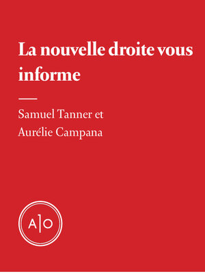 cover image of La nouvelle droite vous informe